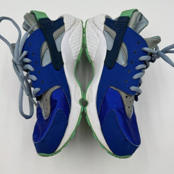 Nike Air Huarache Run Womens Shoes Blue/Gray Size 7 Lightweight & Breathable - Picture 7 of 9
